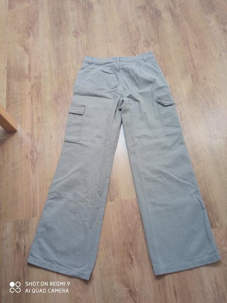 Široké rifle, denim,38