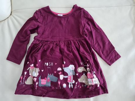 Šaty dievčenské, h&m,86