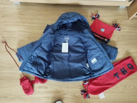 Nenosená vetrovka h&m veľ. 92 a set zimný, h&m,92