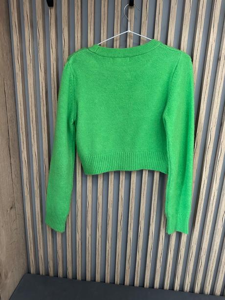 Cropp zelený pulover, stradivarius,s