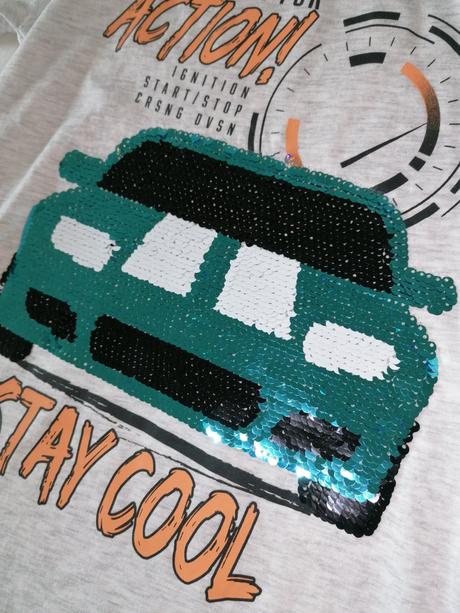 Tričko s flitrami, 128