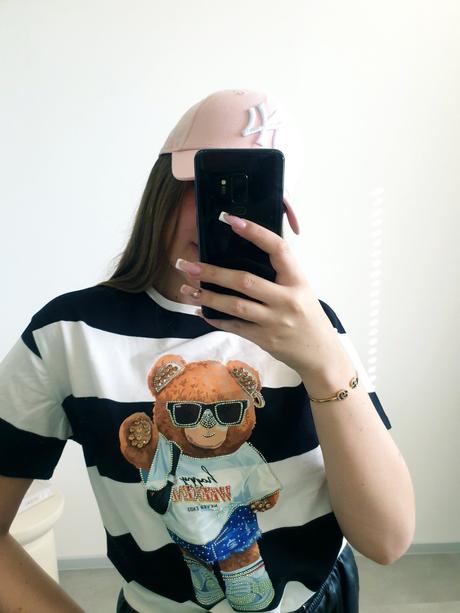 Tričko s mackom m, m