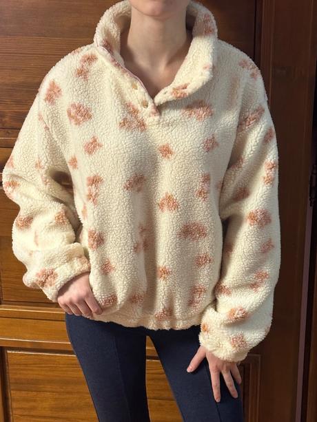 Teddy mikina so stojáčikom, sinsay,xs