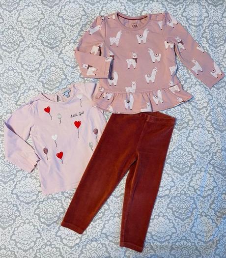 Krásny konplet, super stav, tričko ovs + ca set, ovs,86