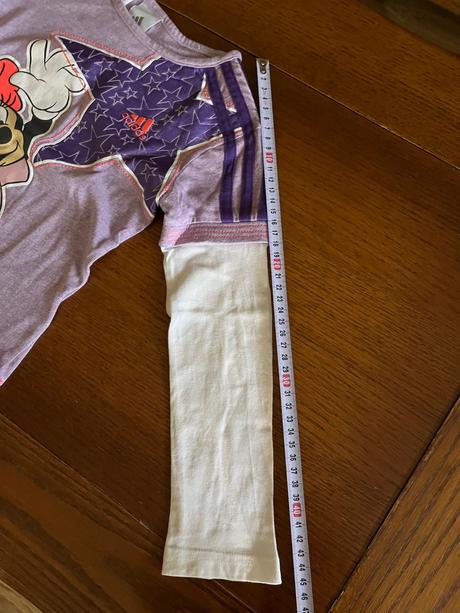 Tričko adidas minnie mouse s dvojitým efektom, adidas,104