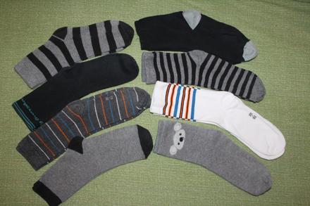 8 párov ponožiek 35-38, h&m,37