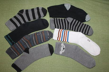 8 párov ponožiek 35-38, h&m,37