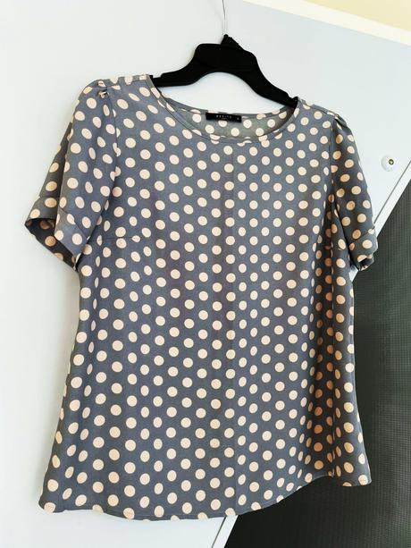 Hodvábna bodkovaná blúzka, mohito,m