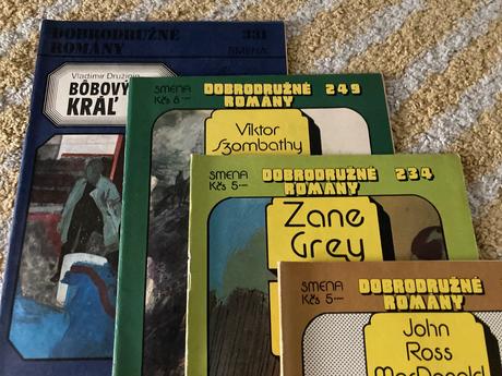 Dobrodružné romány 4ks, 