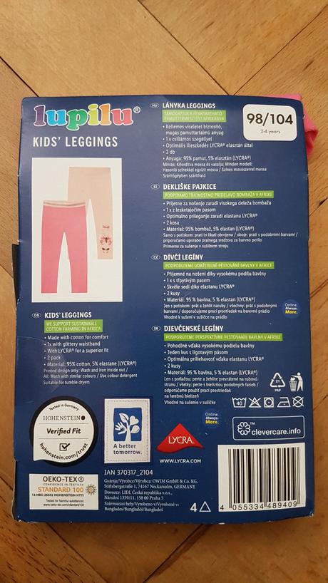 Leginy 98/104, lupilu,98 / 104