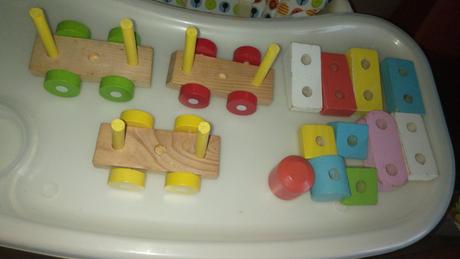 Drevený vláčik - express,