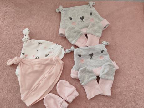 Čiapočky, rukavičky, f&f,56