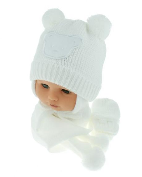 Čiapka,šal rukavičky 2-6mes.mix farieb, <50 / 50