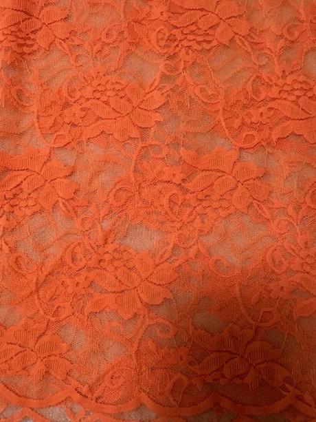 Oranžové a koralové čipkované tielko za jednu cenu, amisu,m