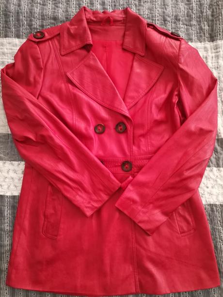 Dámske sako z ekokože, 44