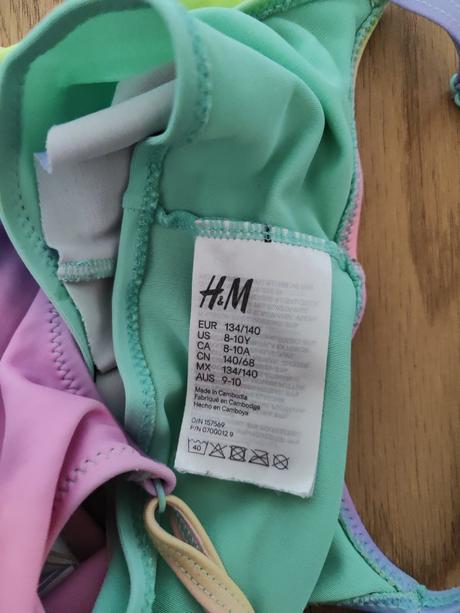 Plavky vrch, h&m,134