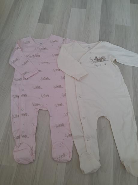 2ks pyžamká pre dievčatko veľ. 86, fox & bunny,86