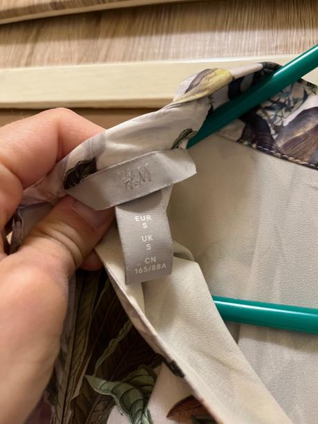 Kvetinové šaty, h&m,s