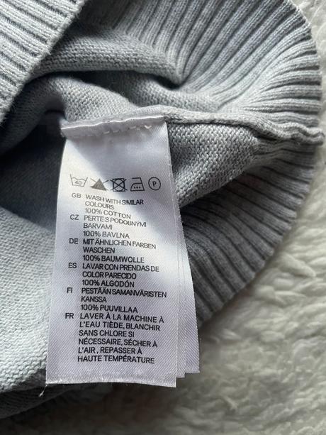 Pleteny sedy svetrik h&m, h&m,68