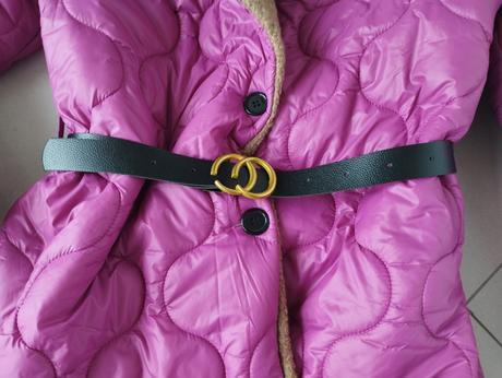 Dámska zimná bunda s opaskom, m