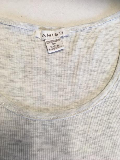 Rebrované tielko xs, amisu,xs