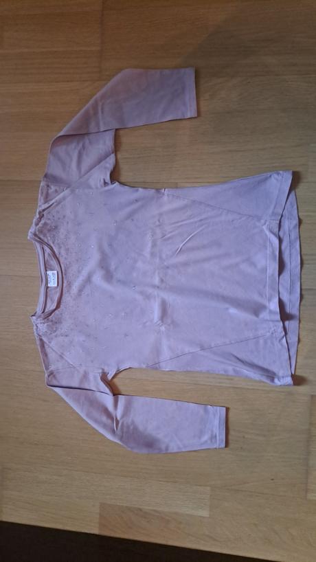 Dievčenské tričko s trblietavými hviezdičkami, zara,128