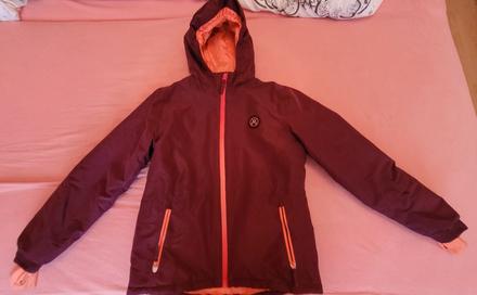 Dievčenská lyžiarska bunda-146/152-ako nová, crivit,152