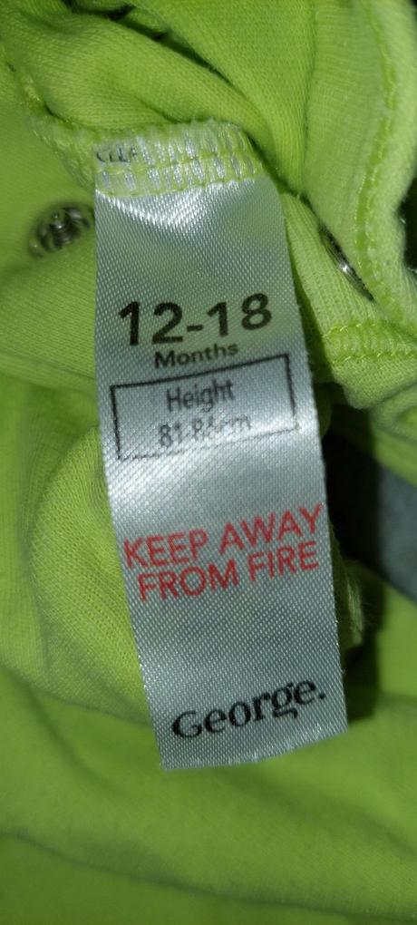 Pyžamko zelené, george,86