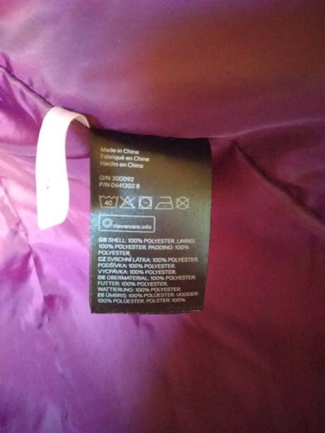 Dievčenská prechodná/zimná bunda h&m, veľkosť 146, h&m,146