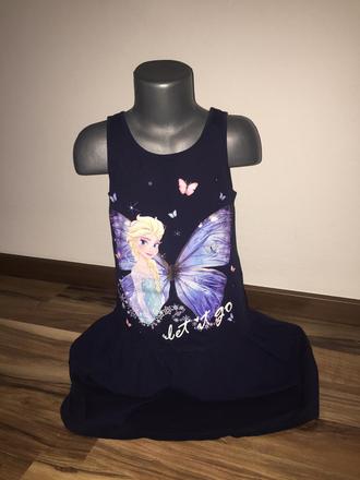 Šaty elsa 122-tmavomodre, 122