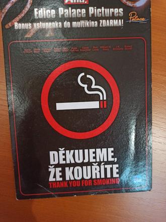 Dvd ďakujeme, že kouříte, 