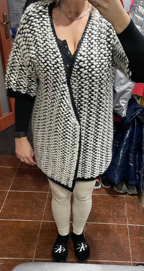 Sisley obersize svetrik vlna xs /l, sisley,xs