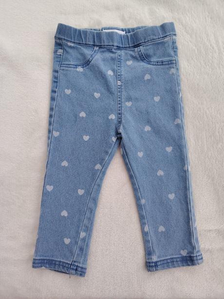 Bledo modré rifle so srdiečkami sinsay, sinsay,86