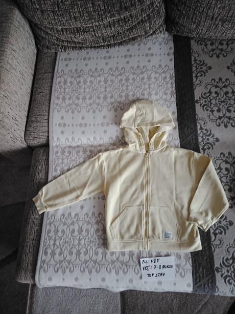 Dievčenská mikina zn.f&f veľ.7-8rokov, f&f,122