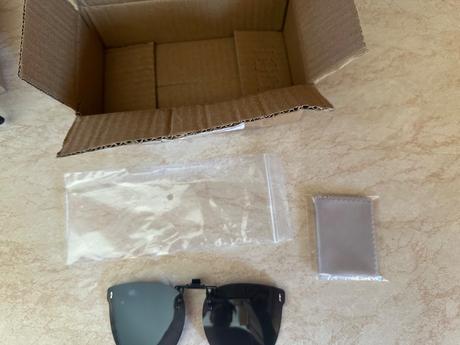 Klip , násada proti slnku na dioptr. okuluare, 