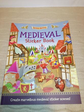 Sticker history - medieval sticker book nsu21, 