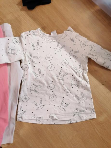 Zajkove tričko a leginky, h&m,86