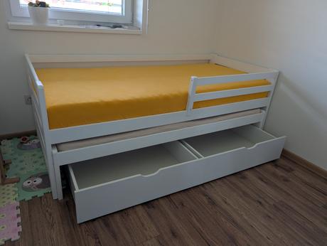Detská posteľ, šírka (cm): 90,dĺžka (cm): 200