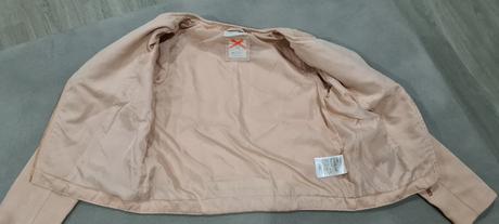 Semišová bunda, h&m,134