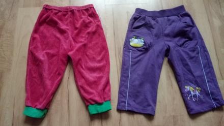 2x tepláčiky - 98, 98