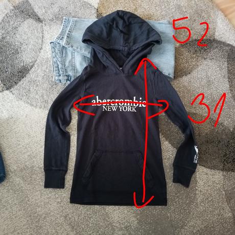 Tričko s kapucňou abercrombie & fitch, abercrombie&fitch,122