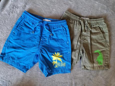 Plátené kraťasky 2ks sinsay, fox & bunny,92