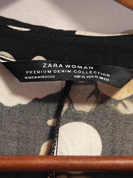 Zara košeľové dámske dlhé šaty xl/l, zara,l