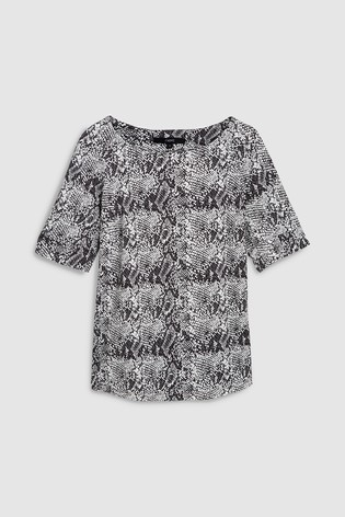 Blúzka s rybím vzorom, next,40 / l