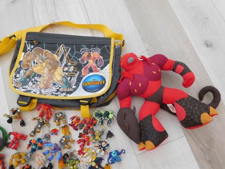 Gormiti-69kusov+1x velký látkový+taška postavičky,, 