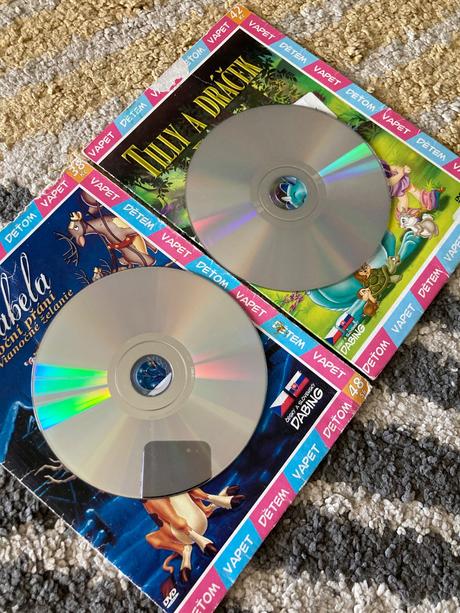 Dvd vapet rozprávky 4ks,