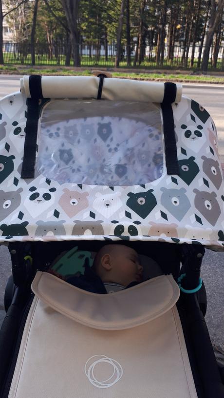 Super teplý fusak a strieška bugaboo buffalo, bugaboo