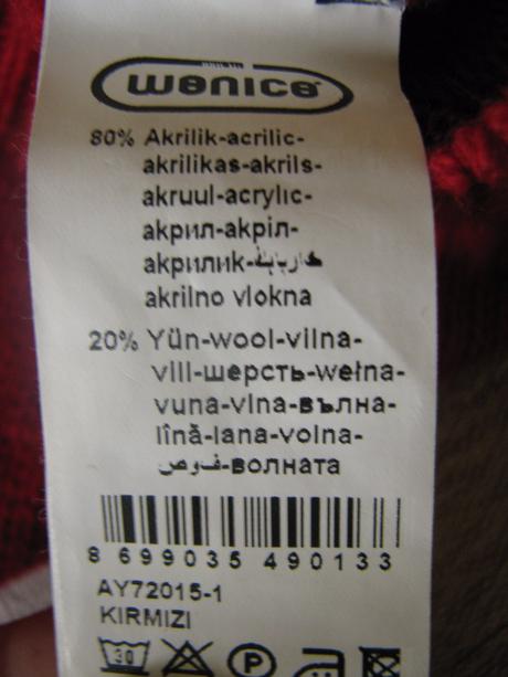 Biela blúzička a červená vestička, h&m,104