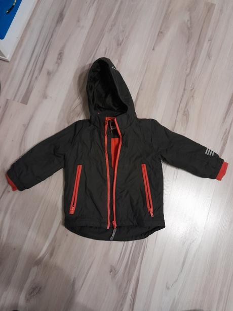 Zimná bunda s odnímateľnou kapucňou, h&m,92
