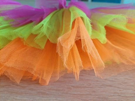 Riasená tylová tutu sukňa smiffys univerzálna,